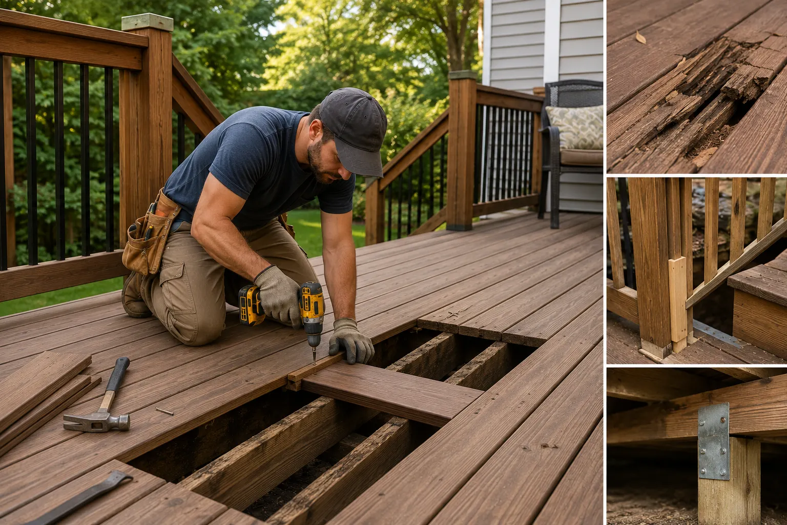 Deck repair service
